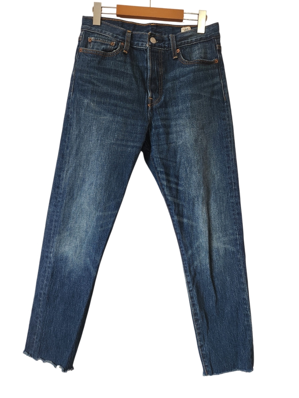 Levi's Wedgie Fit Rare White Oak Cone Denim High Waist Jeans Size 29 EUC Mom
